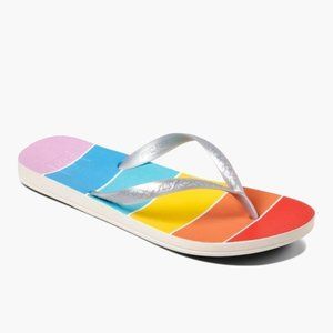 🆕️ NEW Reef Women's A3omk Reef Escape Lux Prints Multi M 10 and 11